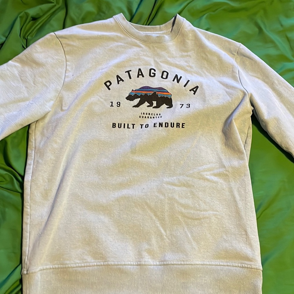 Patagonia Light Blue SIZE M Uprisal Crew EXCELLENT CONDITION!